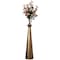 Uniquewise Brushed Paint Unique Straight Design Metal Floor Vase for Entryway, Living or Dining Room, Large QI004445.L - alternate 1